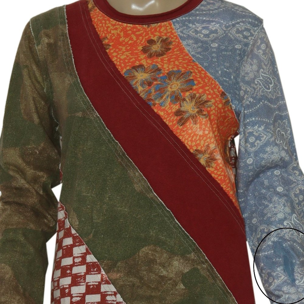 Free People Weekday Night Tee We The Free Printed Ladies Top S NWD - Picture 4 of 8